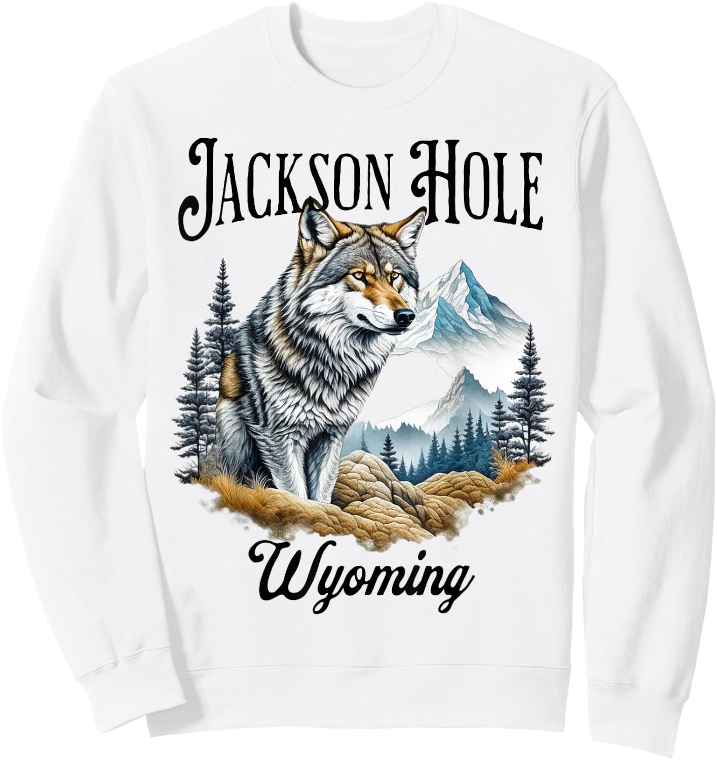 Jackson Hole Sweatshirt - Sweatshirt | White