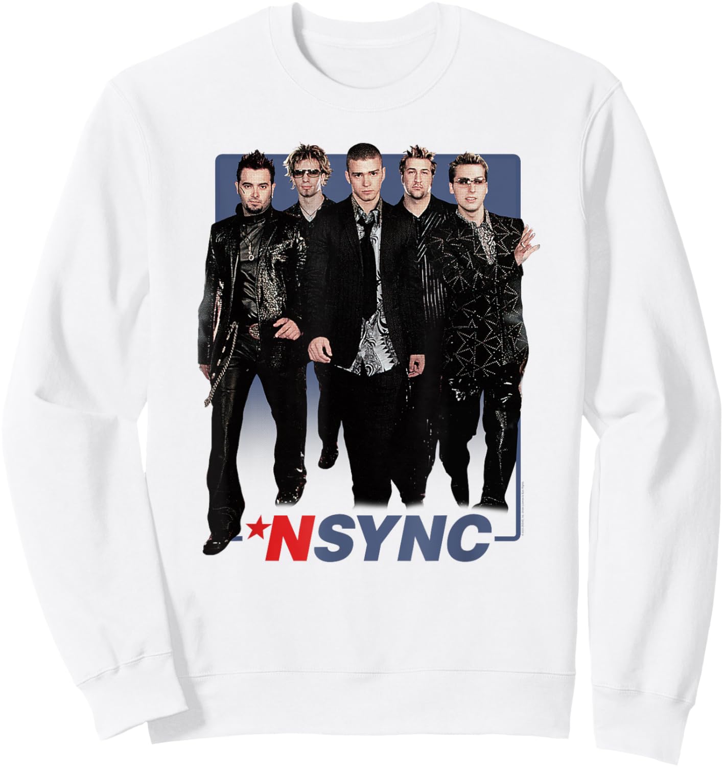 NSYNC Official Two Of Us Sweatshirt - Sweatshirt | White