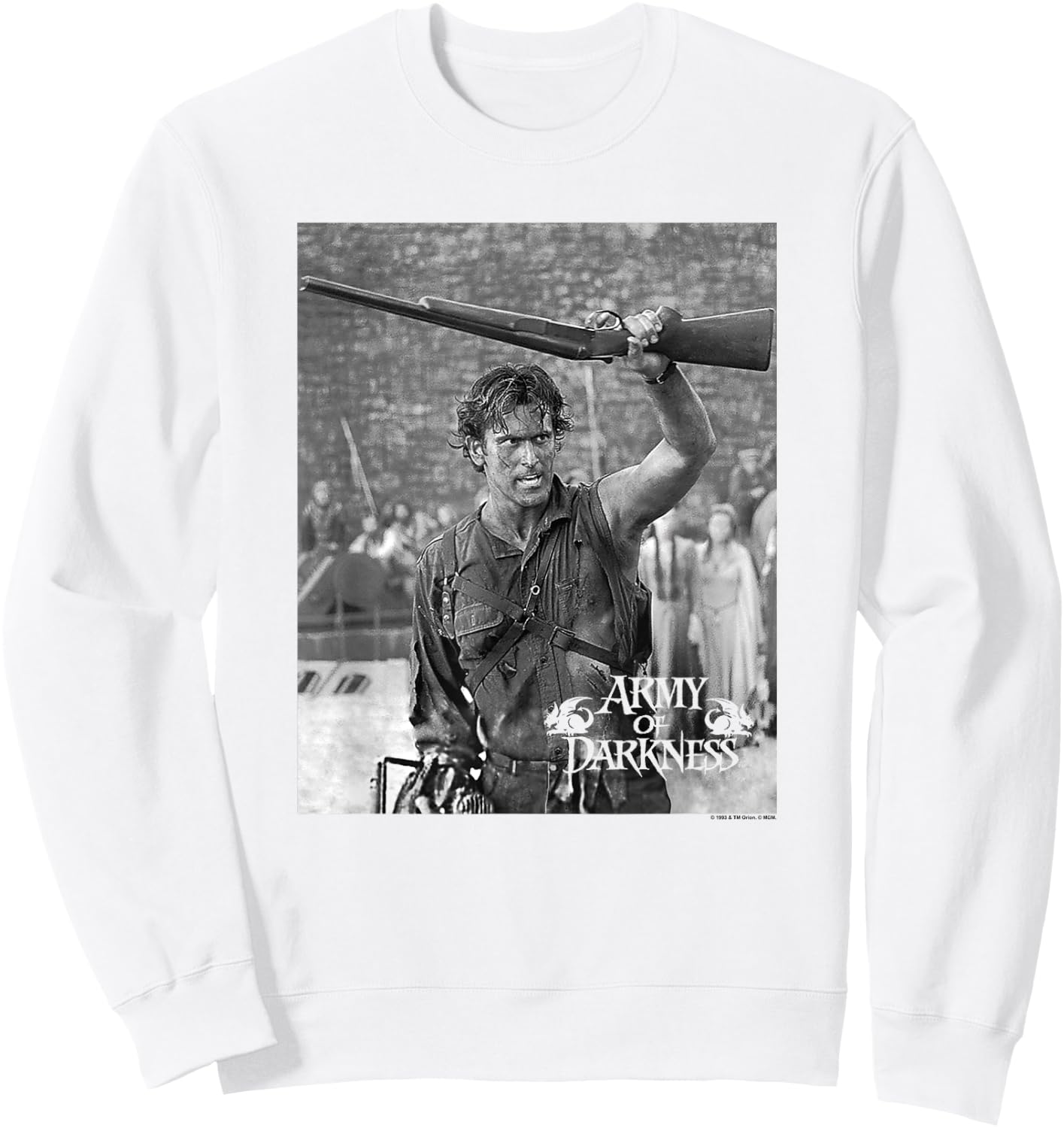 Army of Darkness Boom Sweatshirt - Sweatshirt | White