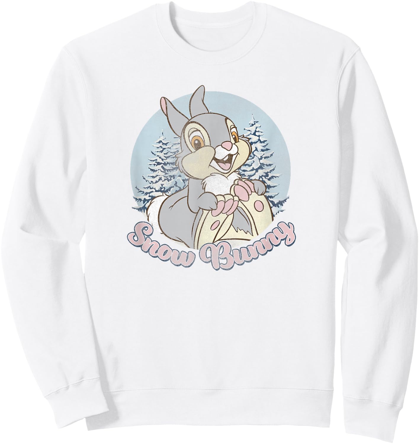 Disney Bambi Thumper Christmas Snow Bunny Sweatshirt - Sweatshirt | White