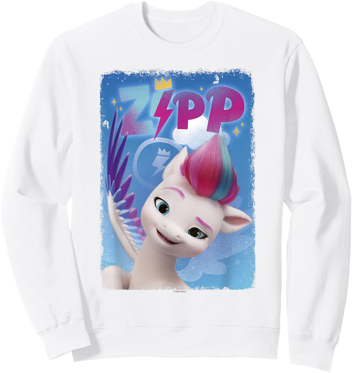 My Little Pony: A New Generation Zipp Storm Poster Sweatshirt - Sweatshirt | White