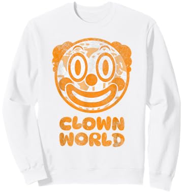 Clown World Funny Cynical Sweatshirt - Sweatshirt | White