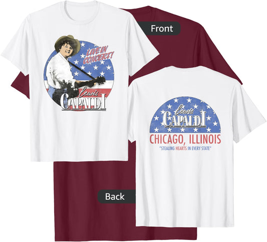Lewis Capaldi – Americas Sweetheart Chicago T-Shirt - T-Shirt | Maroon