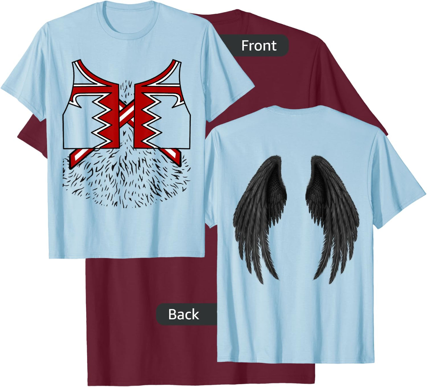 Vintage Costume Flying Monkeys Costume Oz Halloween T-Shirt - T-Shirt | Maroon