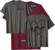 Let Them Heart Front and Back T-Shirt - T-Shirt | Maroon