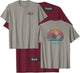 Steamboat, Colorado Mountain Graphic T-Shirt - T-Shirt | Maroon