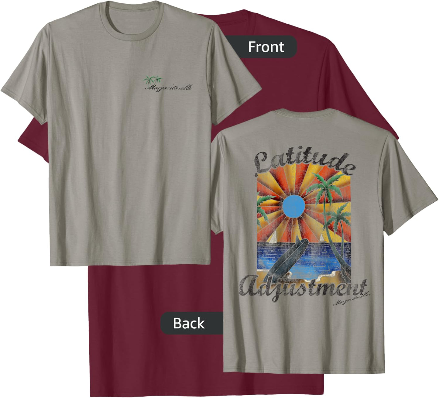 Latitude Adjustments T-Shirt - T-Shirt | Maroon