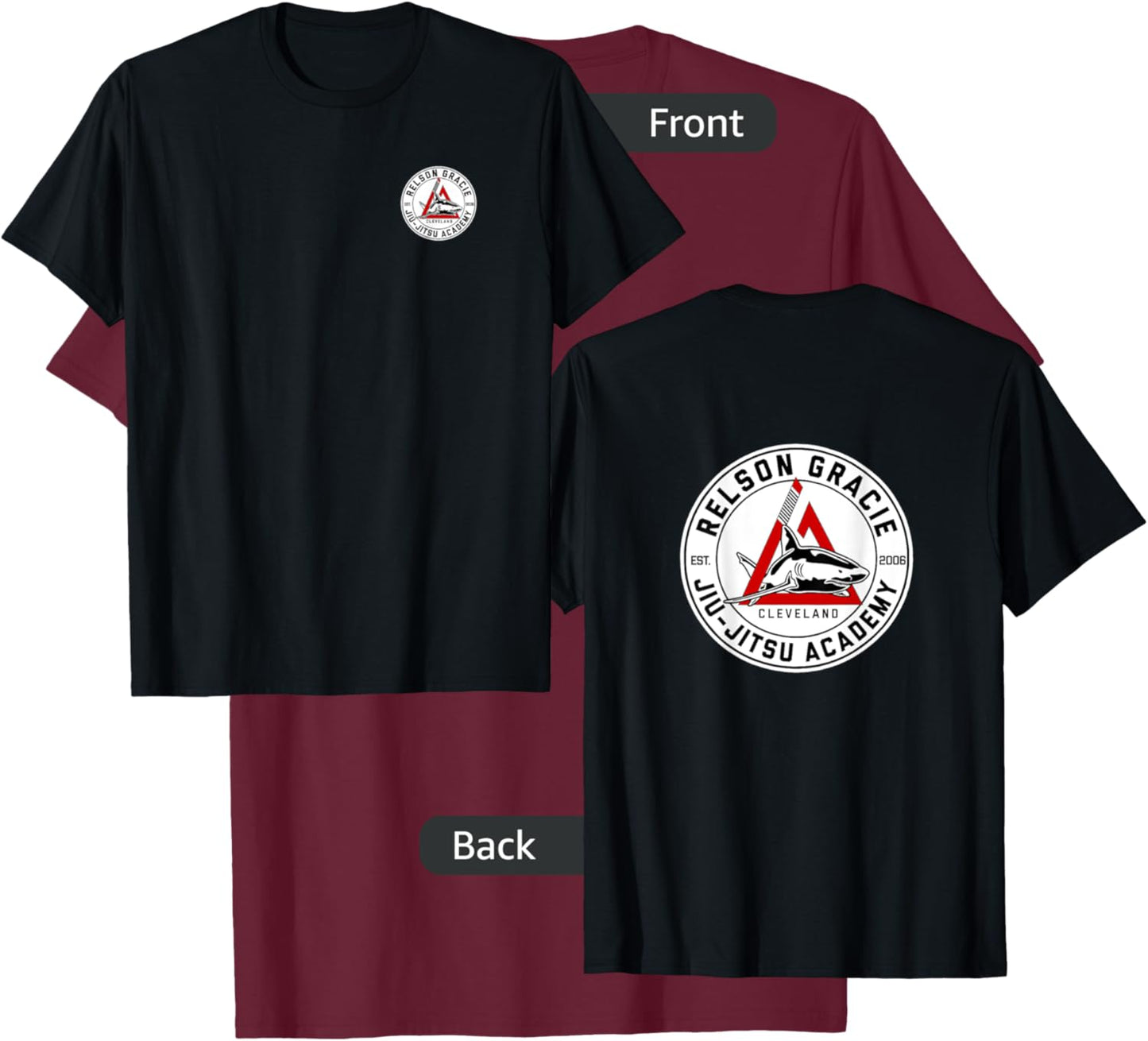 Cleveland Jiu-Jitsu T-Shirt - T-Shirt | Maroon