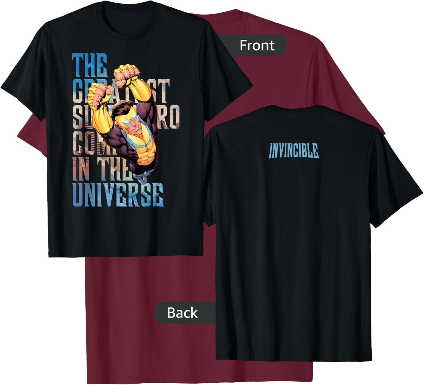 Invincible Greatest Comic - Invincible T-Shirt - T-Shirt | Maroon