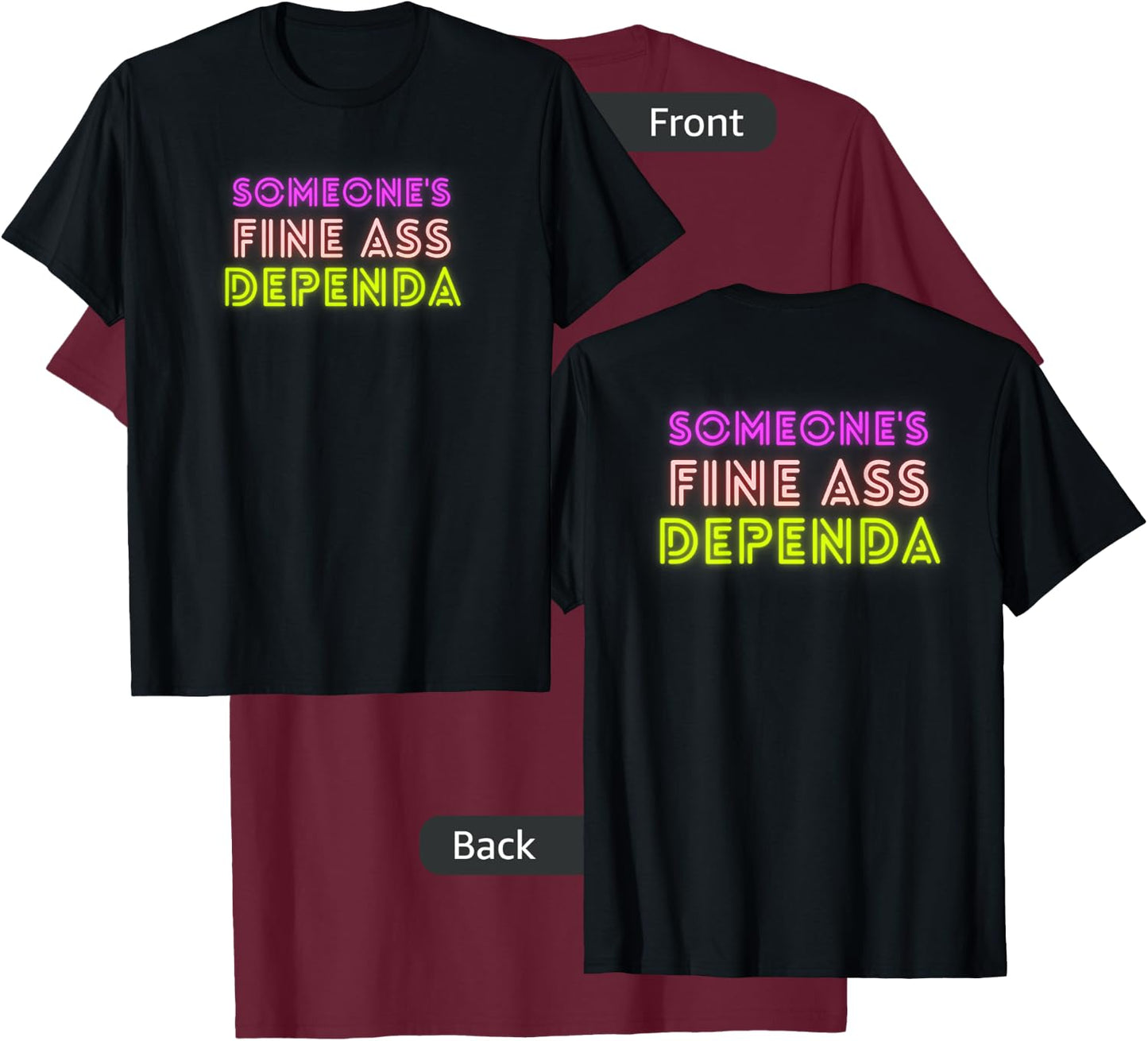 Military Spouse, Spouse Gift, Funny Military Spouse T-Shirt - T-Shirt | Maroon