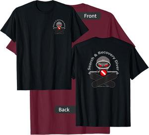 Search and Recovery Diver T-Shirt - T-Shirt | Maroon