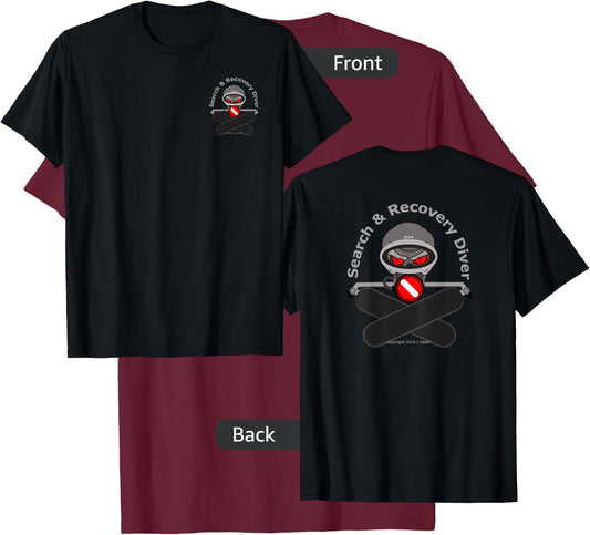 Search and Recovery Diver T-Shirt - T-Shirt | Maroon