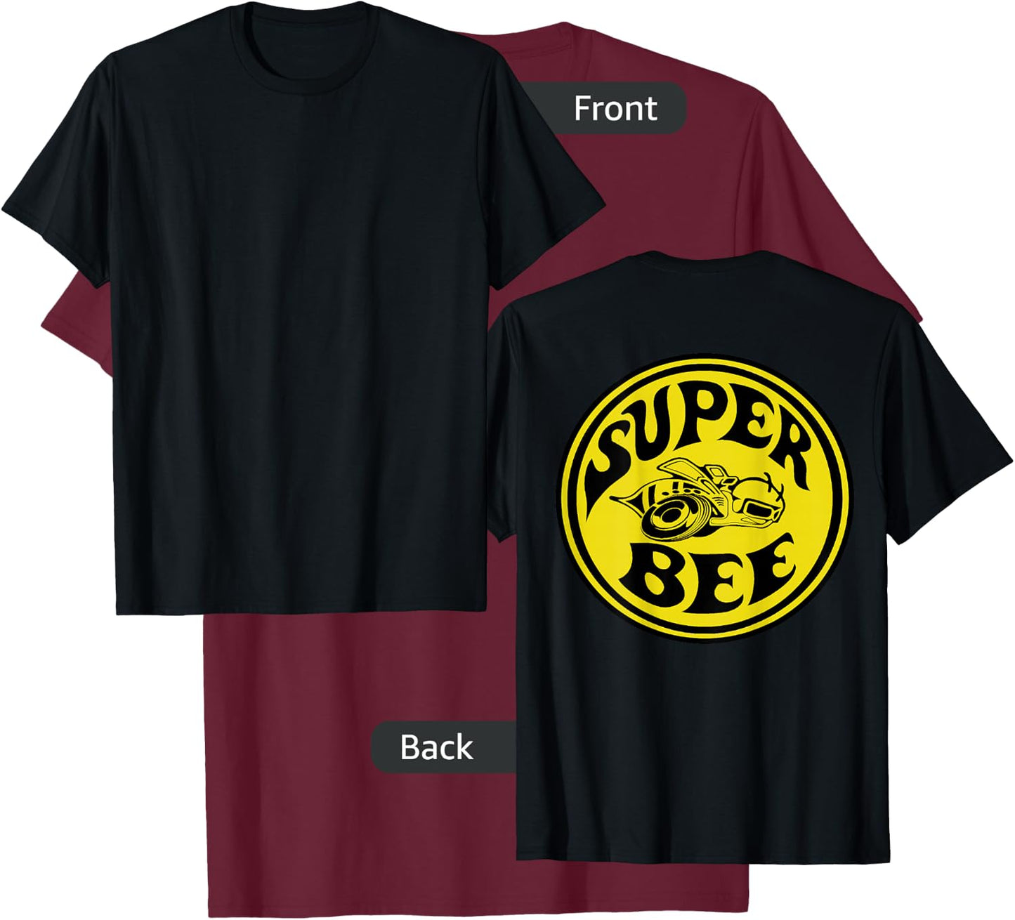 Back Print Only Retro Vintage Gas Station Motor Oil Garage T-Shirt - T-Shirt | Maroon