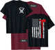 City Of Portland Fire Department Oregon Firefighter T-Shirt - T-Shirt | Maroon