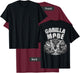 Gorilla Mode Gym Ape Fitness Coach Swole Monkey ON BACKSIDE T-Shirt - T-Shirt | Maroon