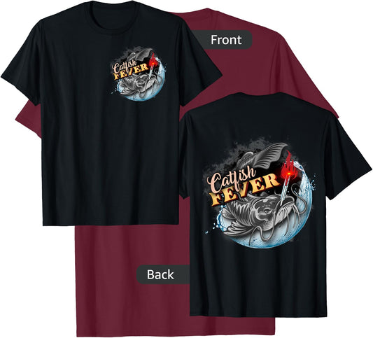 Catfish Fever T-Shirt - T-Shirt | Maroon