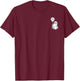Ghost Dead Inside Halloween Costume Funny Ghoul Spirit T-Shirt - T-Shirt | Maroon