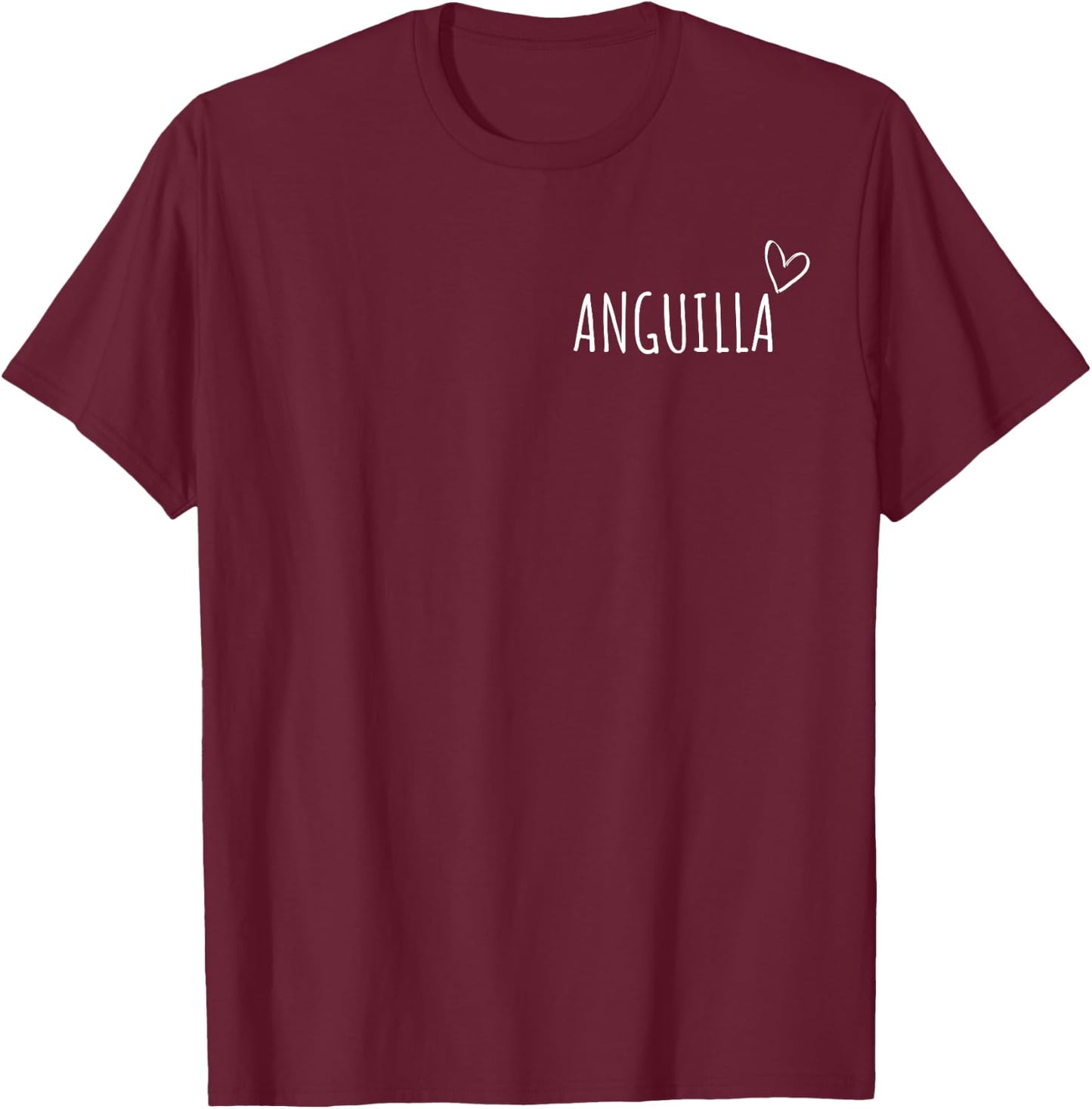 Anguilla T-Shirt - T-Shirt | Maroon