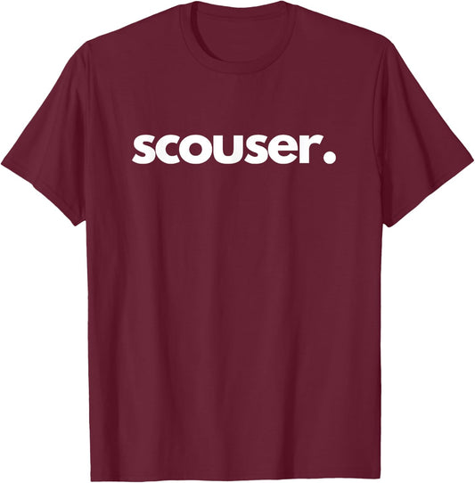"Scouser" - City of Liverpool T-Shirt - T-Shirt | Maroon