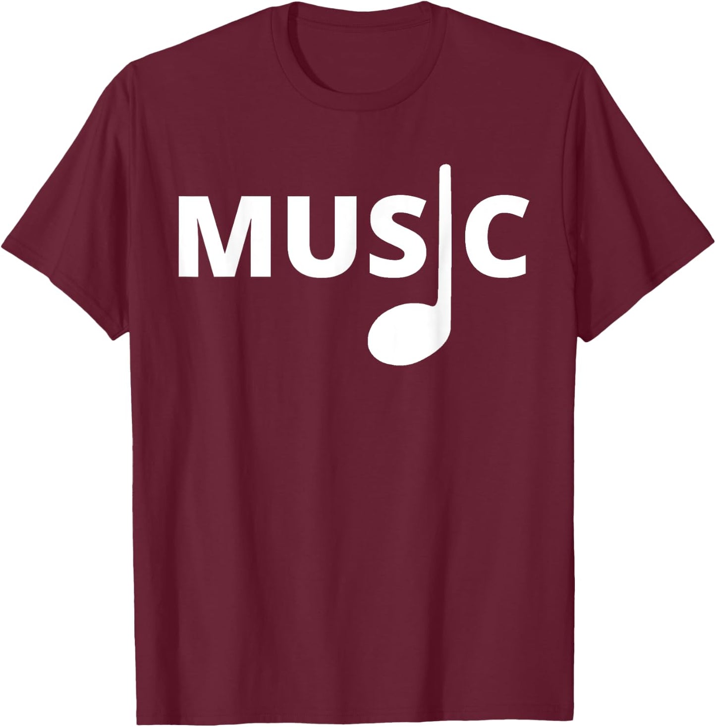 Music T-Shirt - T-Shirt | Maroon