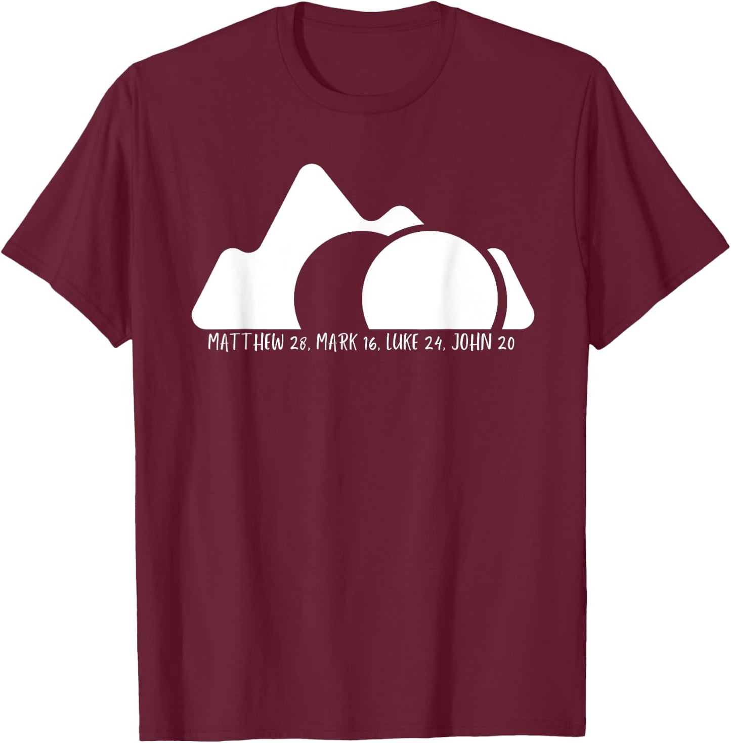 Empty Tomb The Tomb Was Empty Jesus Easter Men Women Kids T-Shirt - T-Shirt | Maroon