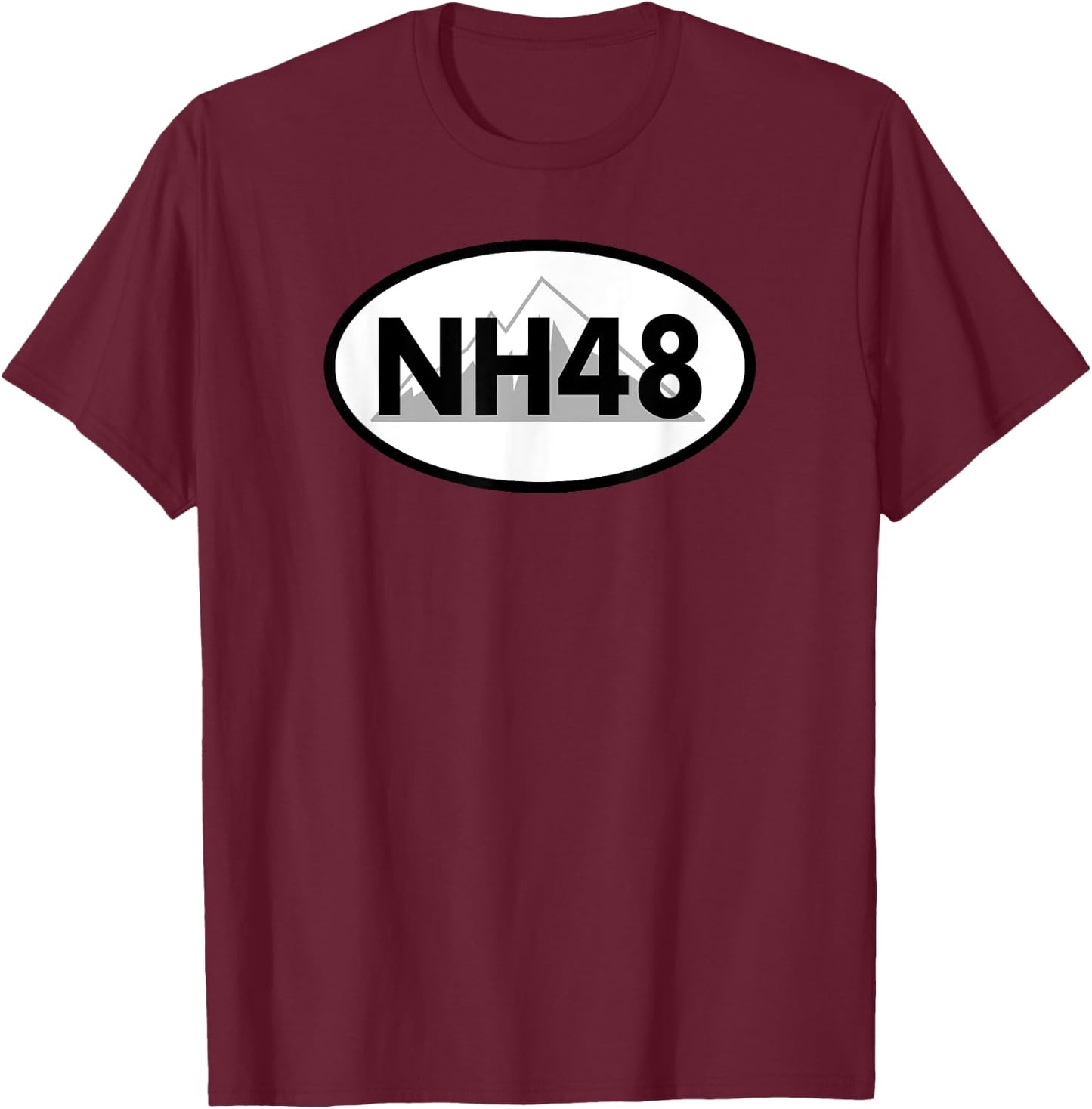 New Hampshire 48 4000 Footers T-Shirt - T-Shirt | Maroon