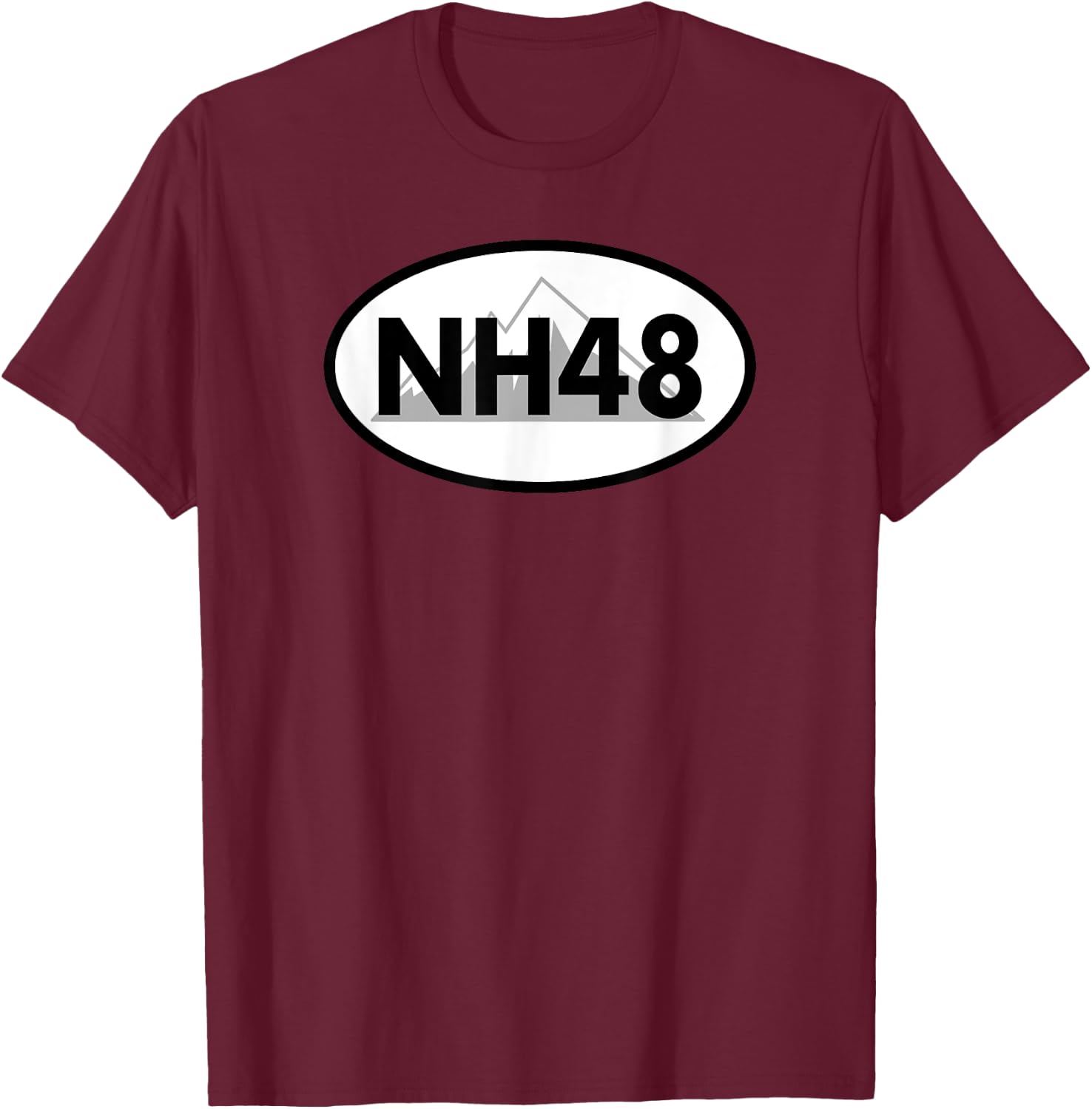 New Hampshire 48 4000 Footers T-Shirt - T-Shirt | Maroon