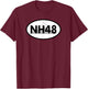 New Hampshire 48 4000 Footers T-Shirt - T-Shirt | Maroon