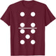 Domino Game 4 5 Matching Halloween Group Costume T-Shirt - T-Shirt | Maroon