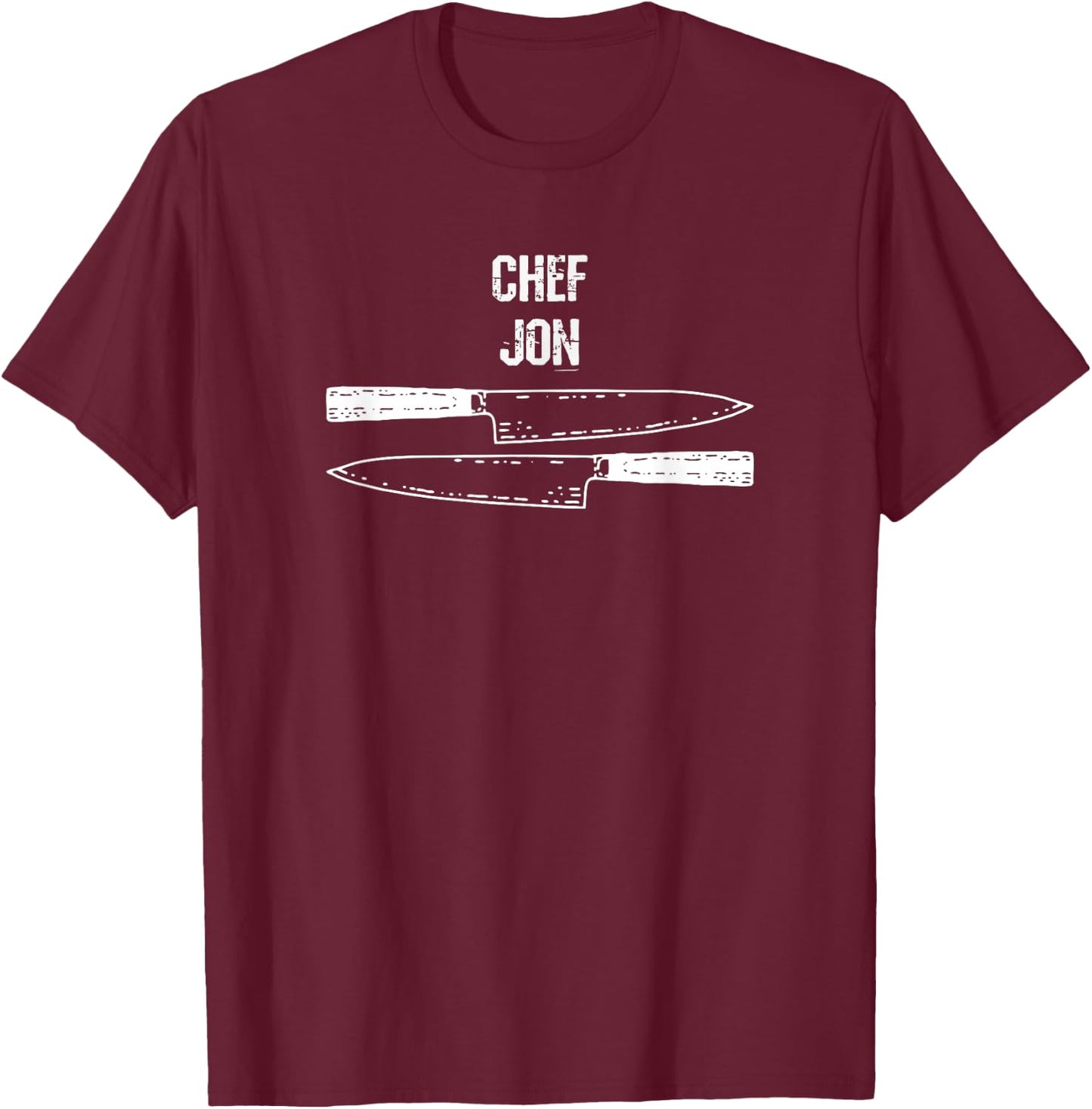 Chef Jon T-Shirt - T-Shirt | Maroon
