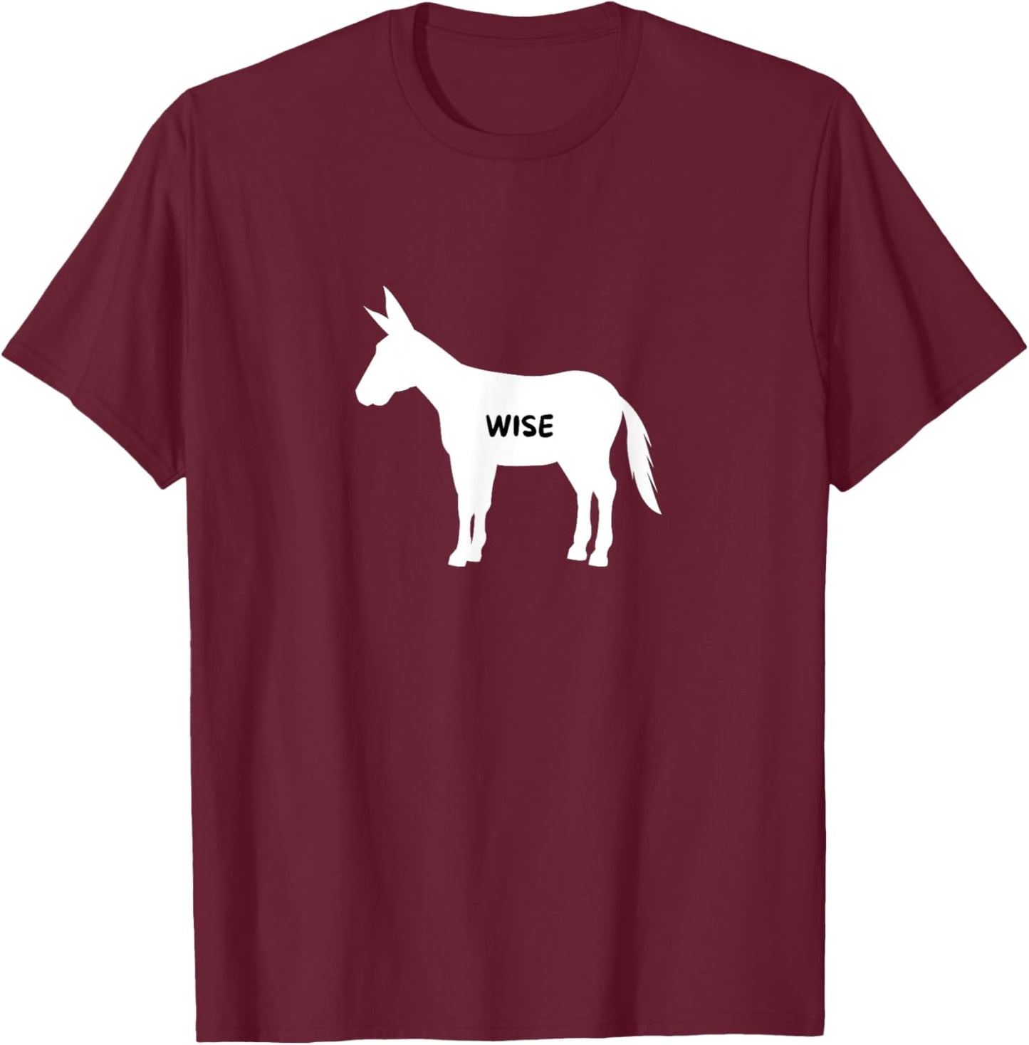 Fresh Volleyball Funny Sarcastic Wise Donkey Lovers T-Shirt - T-Shirt | Maroon