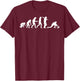 Funny Curling Gift Women Curling Team Stone Player T-Shirt - T-Shirt | Maroon