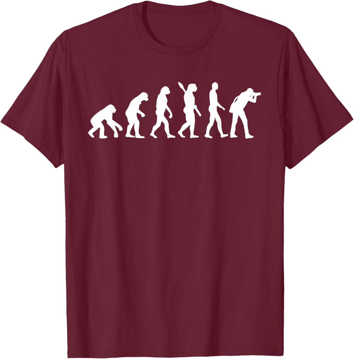 Funny Photographer Art Men Women Photography Camera Lover T-Shirt - T-Shirt | Maroon
