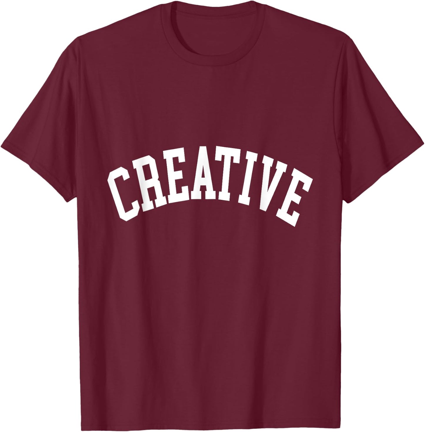 Creative Varsity T-Shirt - T-Shirt | Maroon