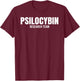 Psilocybin Research Team Goa Psy Trance T-Shirt - T-Shirt | Maroon