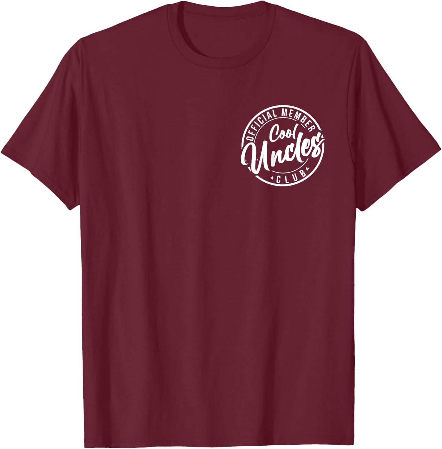Official member Cool Uncles Club vintage fathers day T-Shirt - T-Shirt | Maroon