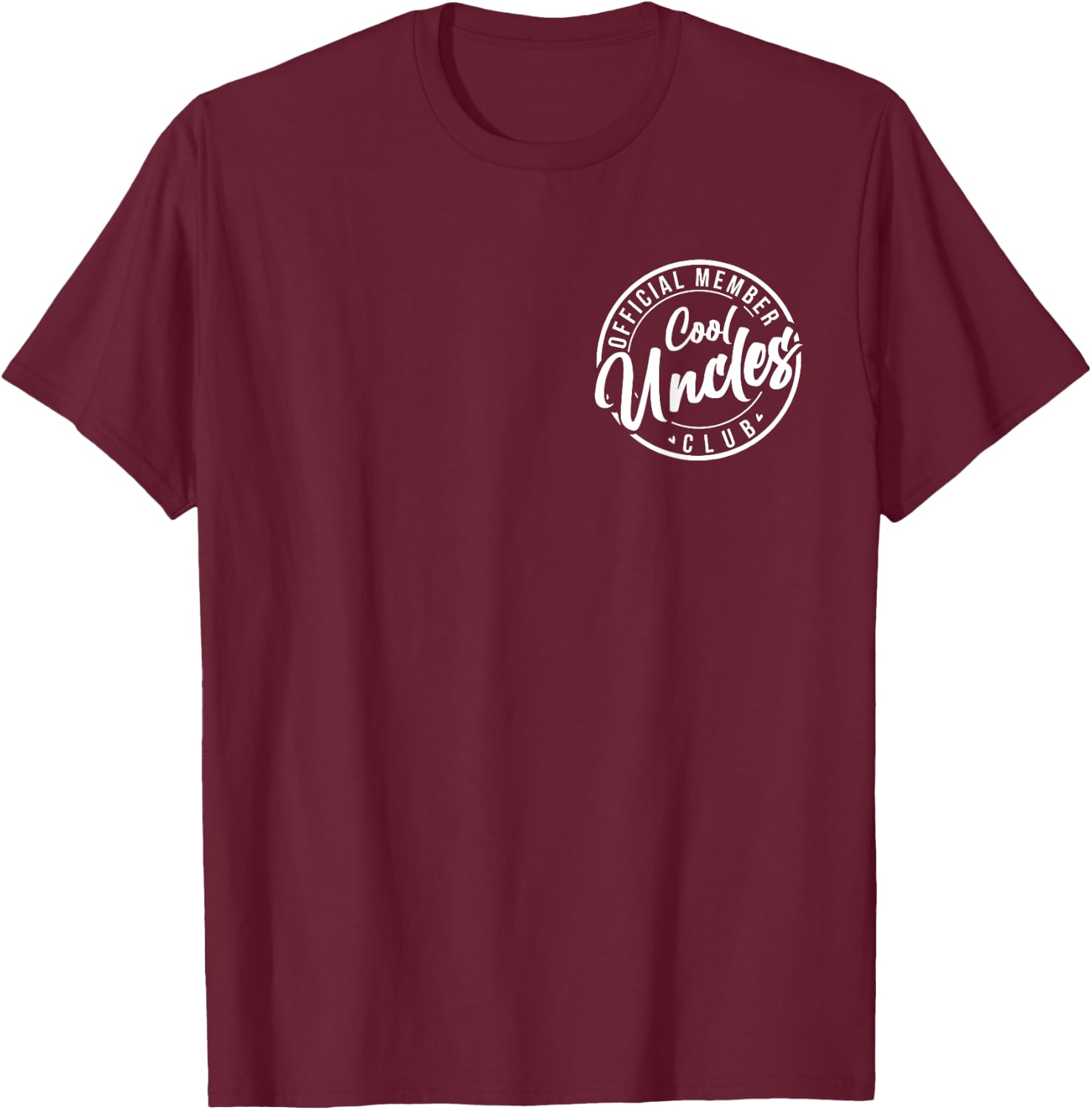 Official member Cool Uncles Club vintage fathers day T-Shirt - T-Shirt | Maroon