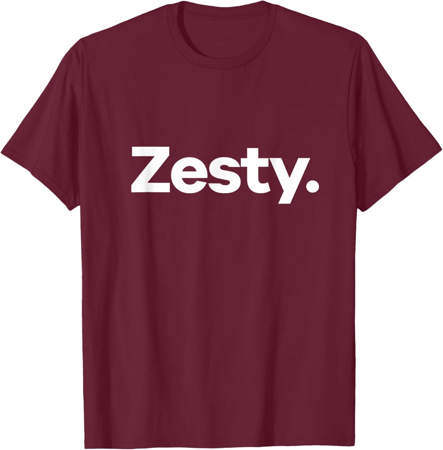 Zesty Idea Designs Black Zesty T-Shirt - T-Shirt | Maroon