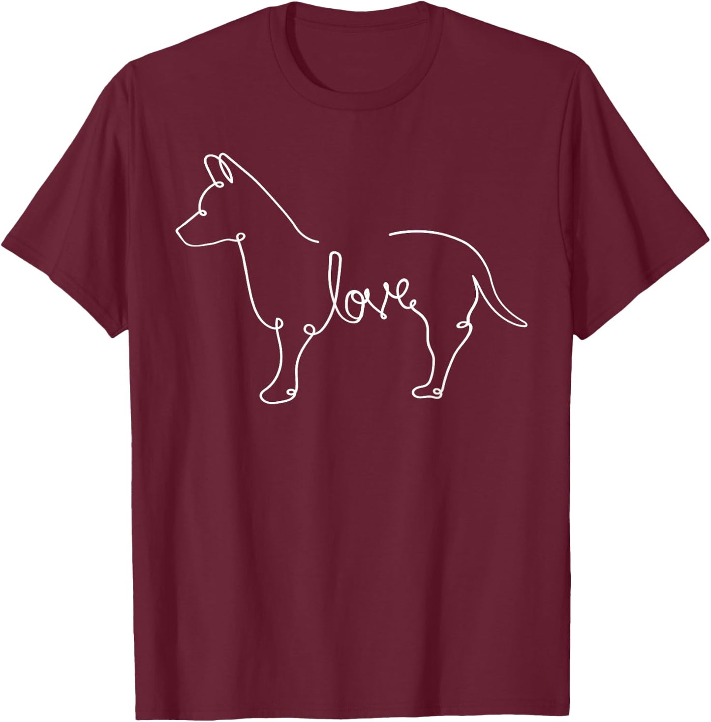 Chiweenie Love Hybrid Dog Owner Trainer Veterinarian Women Girls Kids T-Shirt - T-Shirt | Maroon
