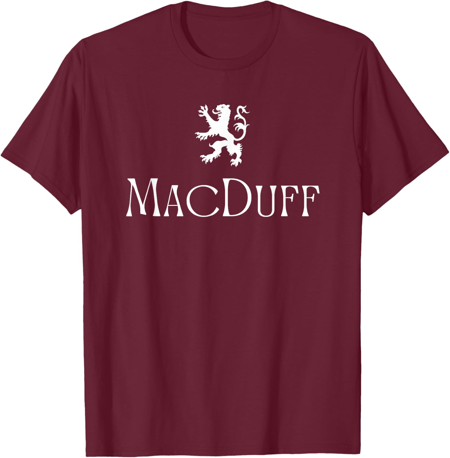 MacDuff Clan Scottish Family Name Scotland Heraldry T-Shirt - T-Shirt | Maroon