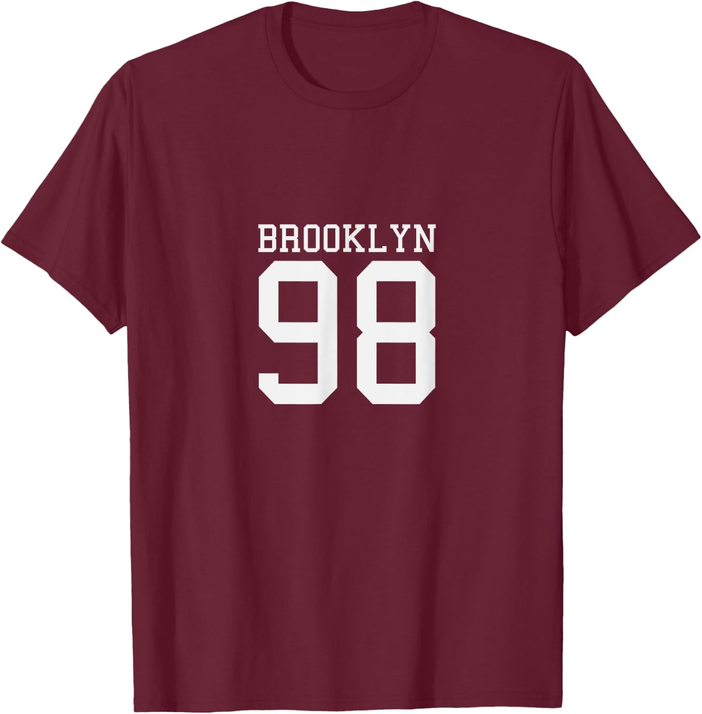 Brooklyn 98 T-Shirt - T-Shirt | Maroon