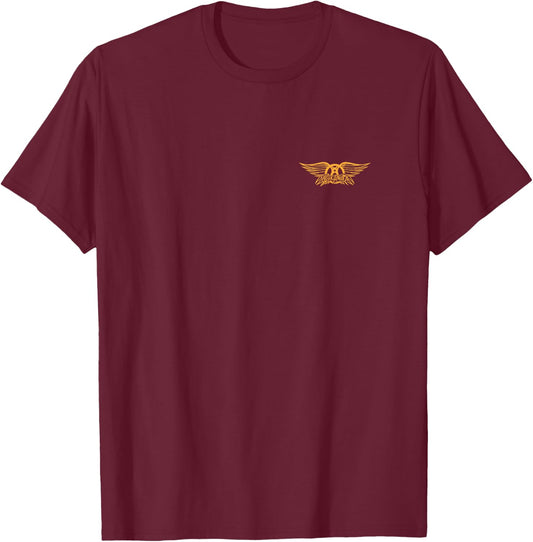 Aerosmith - Feather T-Shirt - T-Shirt | Maroon