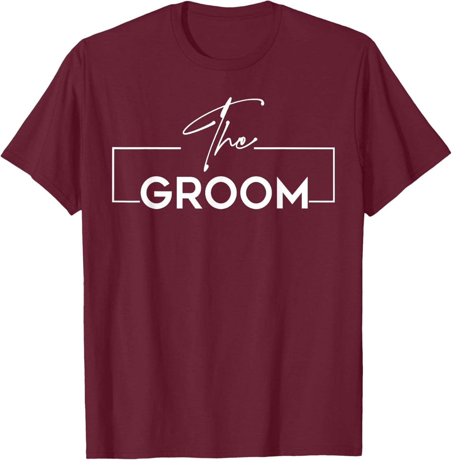 The Groom I Do Crew Bachelor Wedding Party Matching T-Shirt - T-Shirt | Maroon