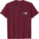 You Should Leave ITYSL Corncob TV Small Logo - Adults - Black - Small - Classic Fit - Short Sleeve - - Casual - All Seasons T-Shirt - T-Shirt | Maroon