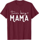 Twin Boy Mama T-Shirt - T-Shirt | Maroon