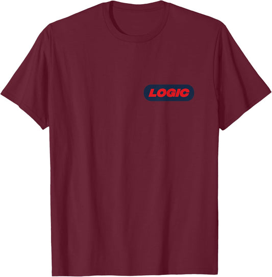 Logic Pocket Pill T-Shirt - T-Shirt | Maroon