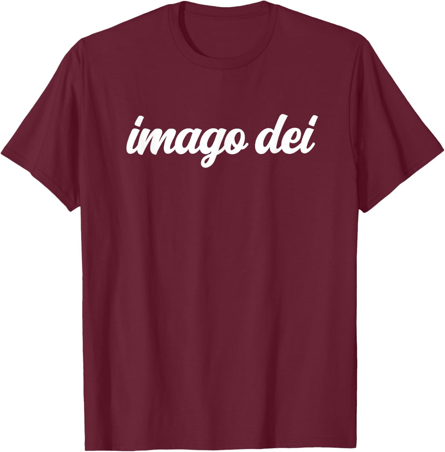 Imago Dei Creation Scripture Genesis Image Of God Follower T-Shirt - T-Shirt | Maroon