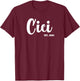 Cici Est 2024 First Time Cici Promoted To Cici T-Shirt - T-Shirt | Maroon