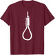 Hangman - Funny Halloween Costume Gifts Halloween Hangman Costume Black -Adults Small Classic Fit Short Sleeve Modern Halloween Celebration T-Shirt - T-Shirt | Maroon