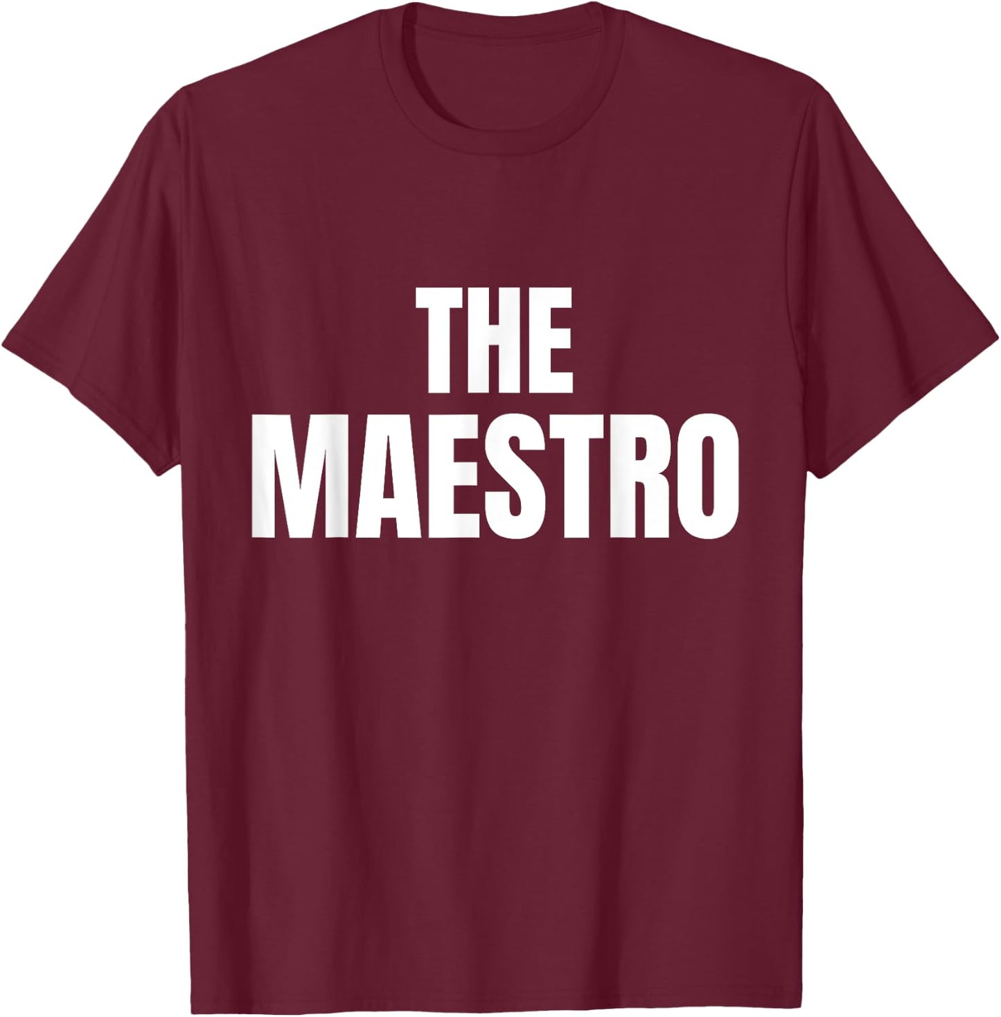 Slogans and Tokens The Maestro -Kids Black T-Shirt - T-Shirt | Maroon
